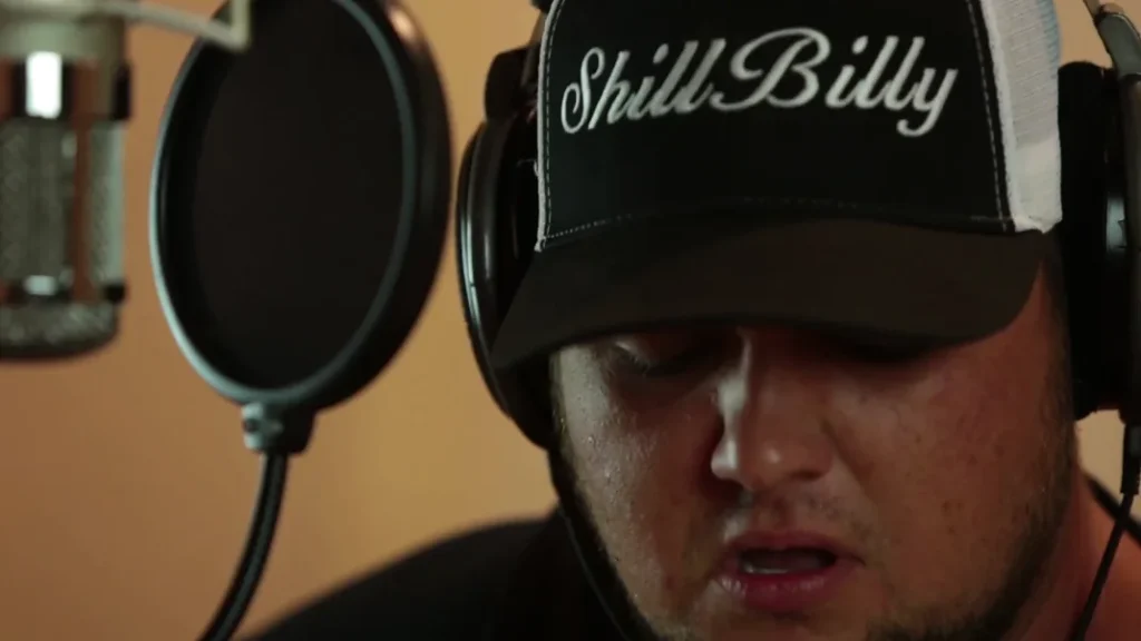Landon Shill performing Blue Collar Thing live in studio